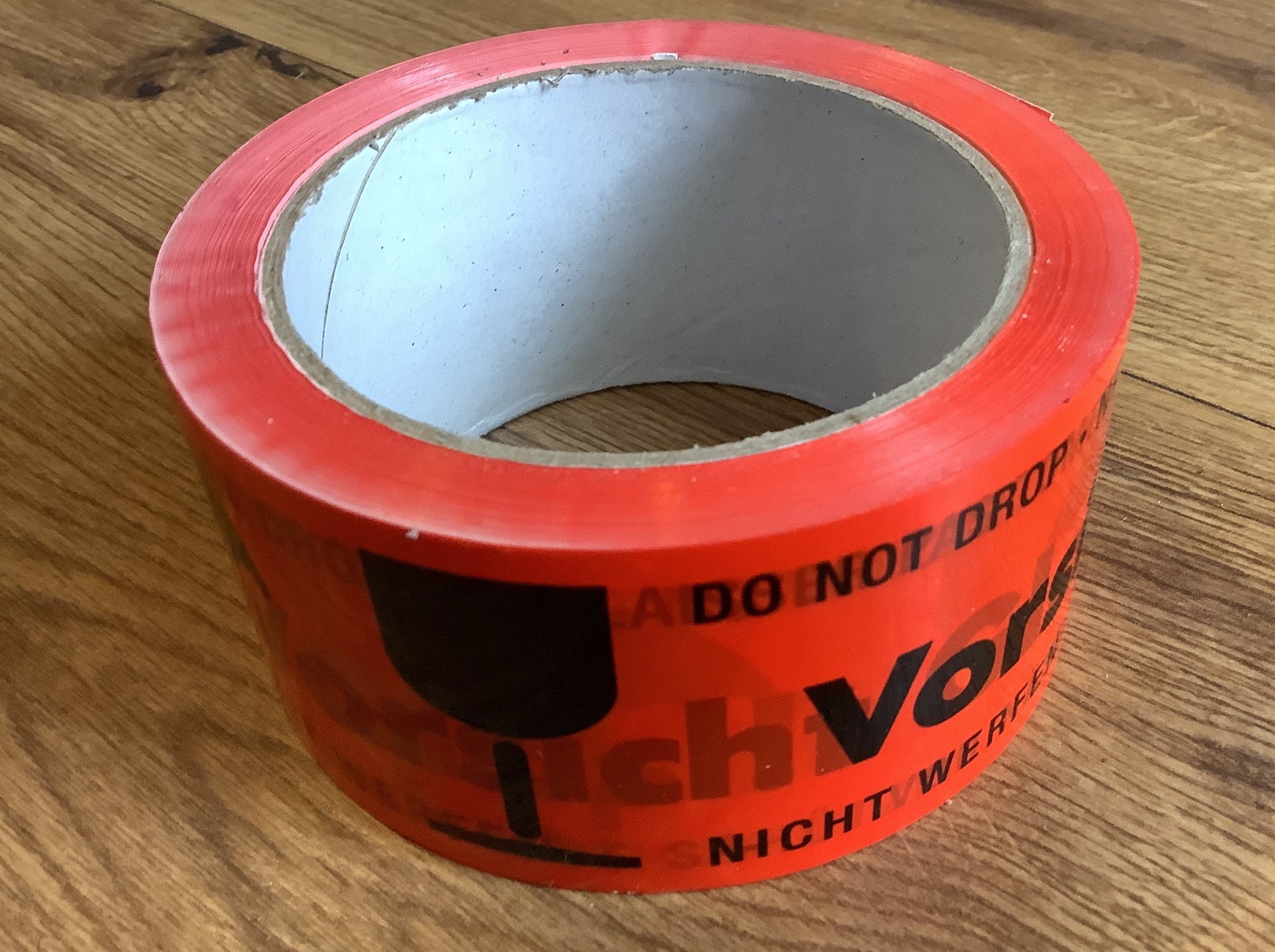 Packband rot Vorsicht Glas PP - Polly Paper - Umweltfreundliche Schreibwaren