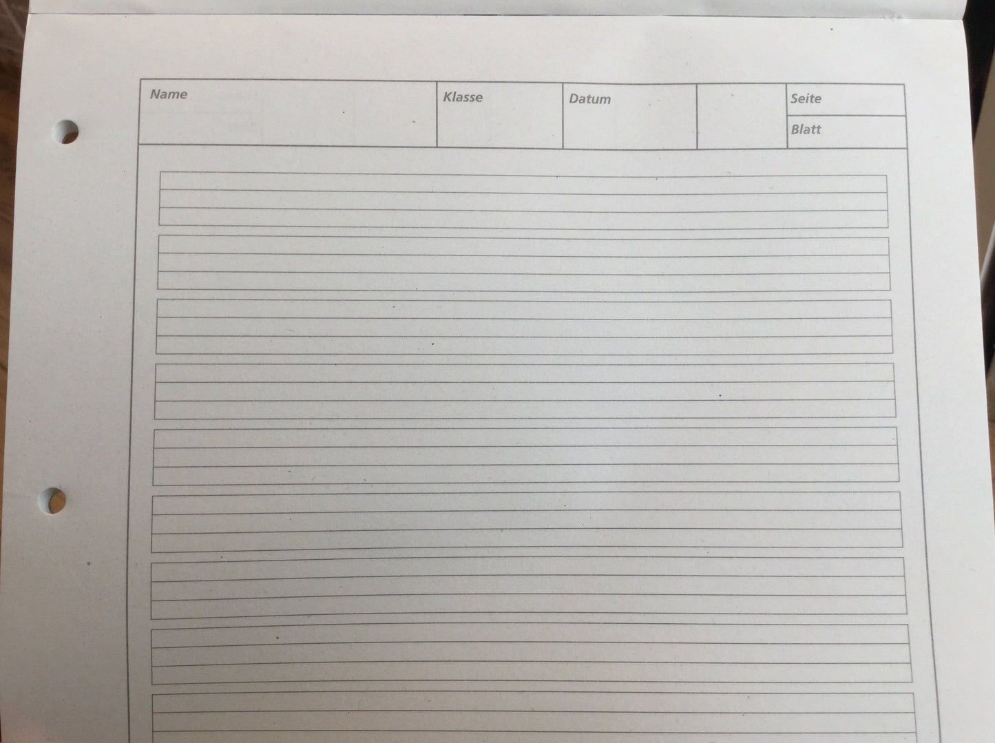 Arbeitsblock A4 Lin.1 50 Blatt - Polly Paper - Umweltfreundliche Schreibwaren