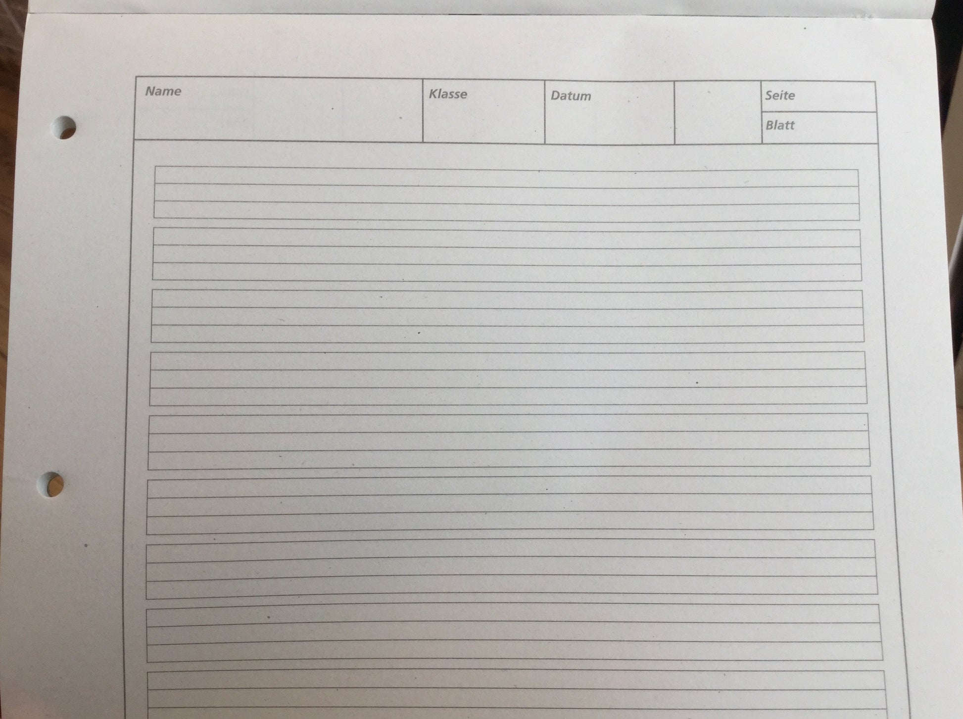 Arbeitsblock A4 Lin.1 50 Blatt - Polly Paper - Umweltfreundliche Schreibwaren