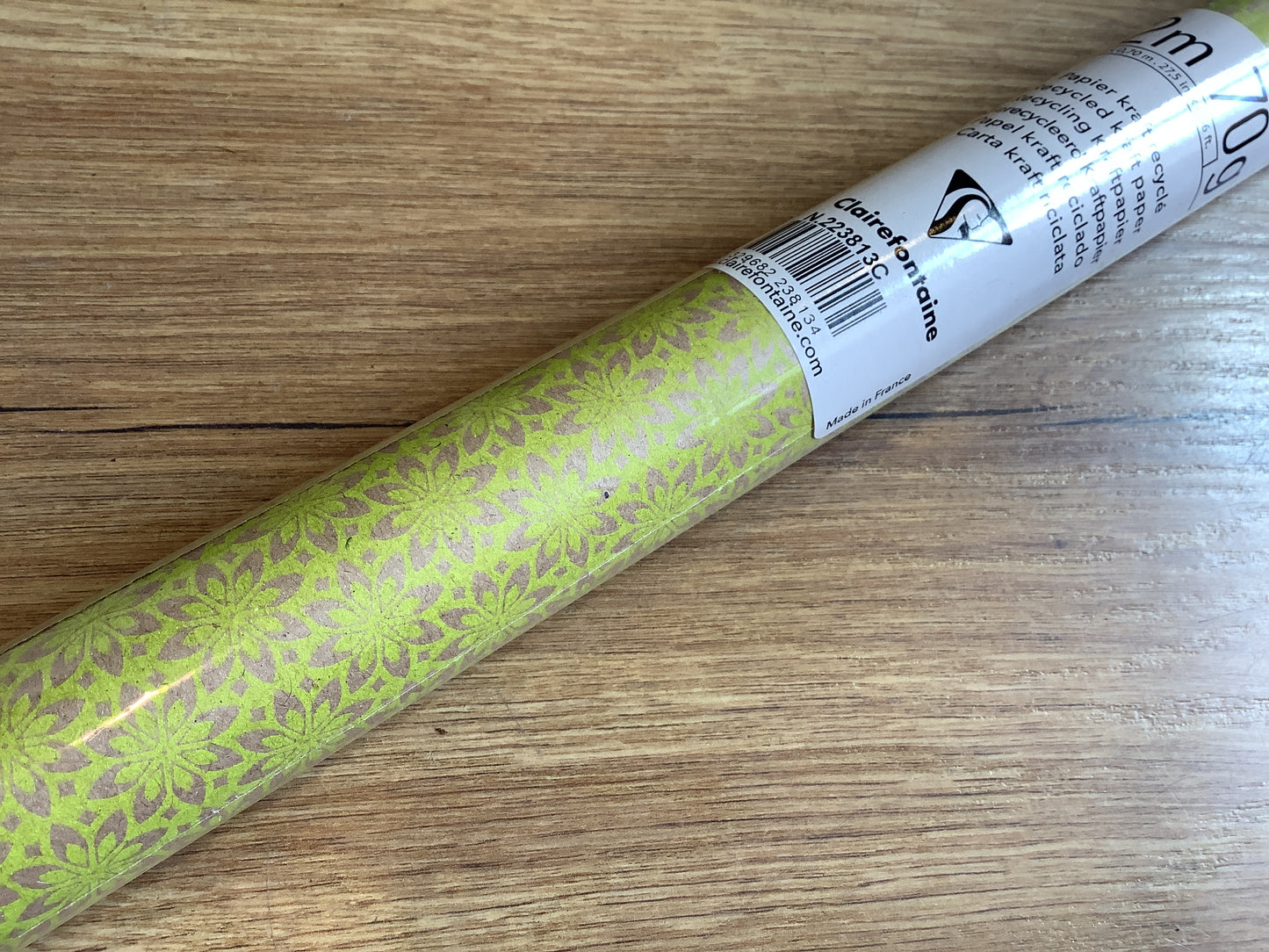 Geschenkpapierrolle neon RC Clairefontaine - Polly Paper - Umweltfreundliche Schreibwaren