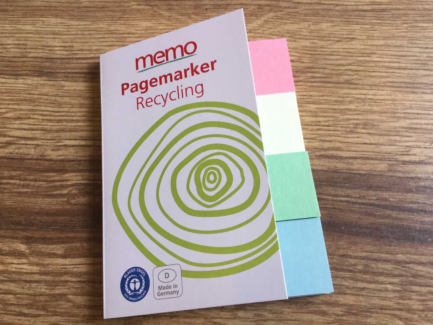 Haftnotizen Streifen 4 Farb Pagemarker 25x75mm - Polly Paper - Umweltfreundliche Schreibwaren
