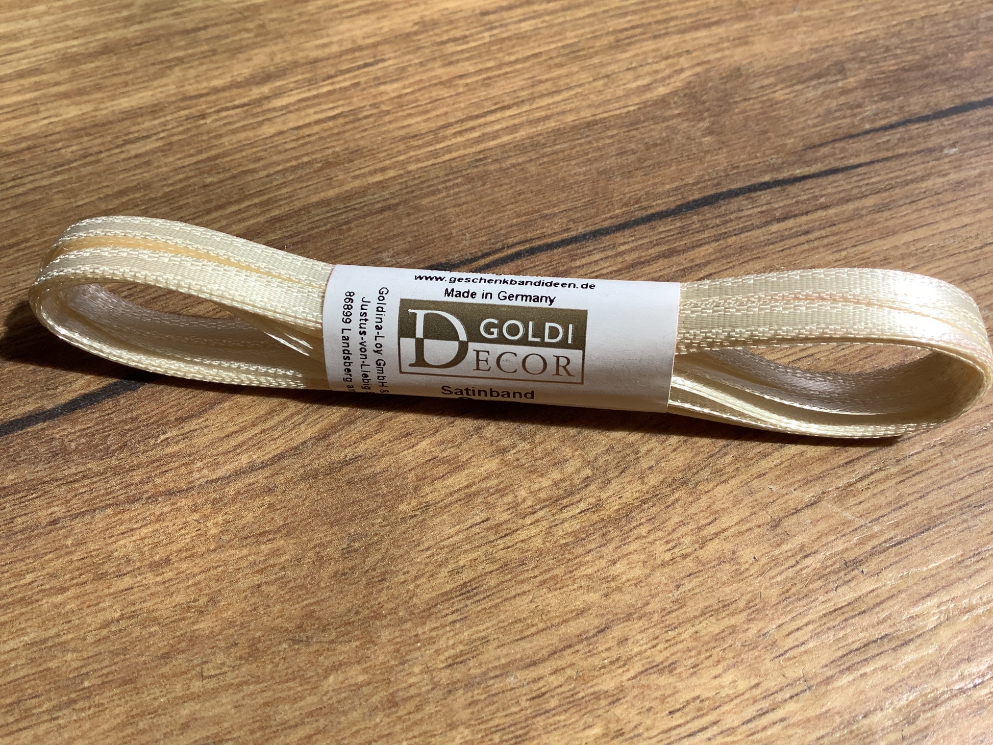 Satinband 3m 3mm dünn Geschenkband° - Polly Paper - Umweltfreundliche Schreibwaren