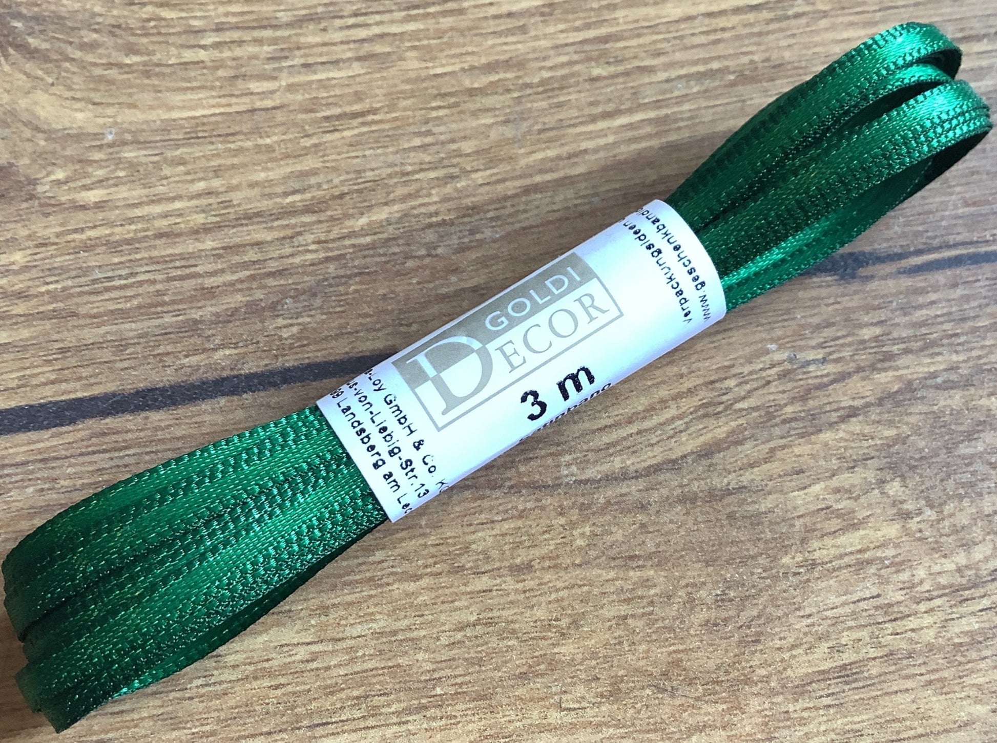 Satinband 3m 3mm dünn Geschenkband° - Polly Paper - Umweltfreundliche Schreibwaren