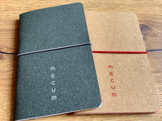 Notizheft Mecum miniquaderno RC-Leder 8x12 - Polly Paper - Umweltfreundliche Schreibwaren