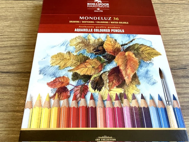 Aquarell-Farbstifte Mondeluz KOH-I-NOOR (Pappetui)° - Polly Paper - Umweltfreundliche Schreibwaren