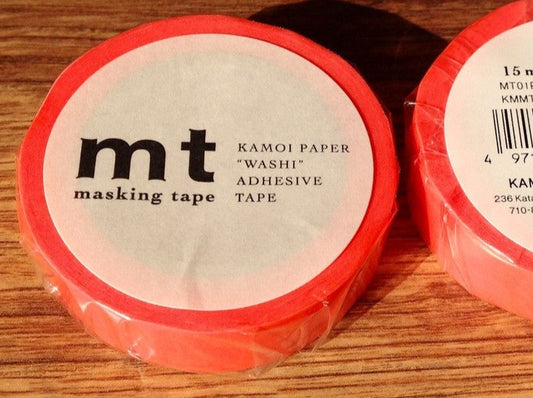 mt tape shocking red - washi tape