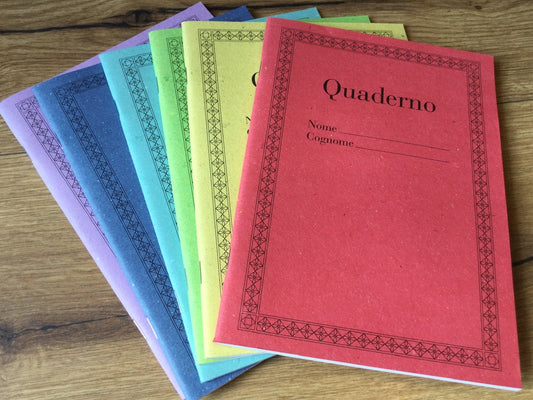 arbos Quaderno A5 Notizheft blanko 48S. - Polly Paper - Umweltfreundliche Schreibwaren