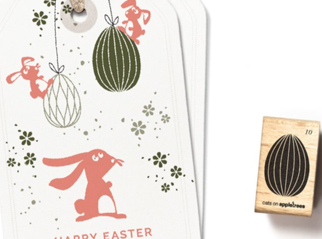 Stempel Osterei Cats on appletrees° - Polly Paper - Umweltfreundliche Schreibwaren