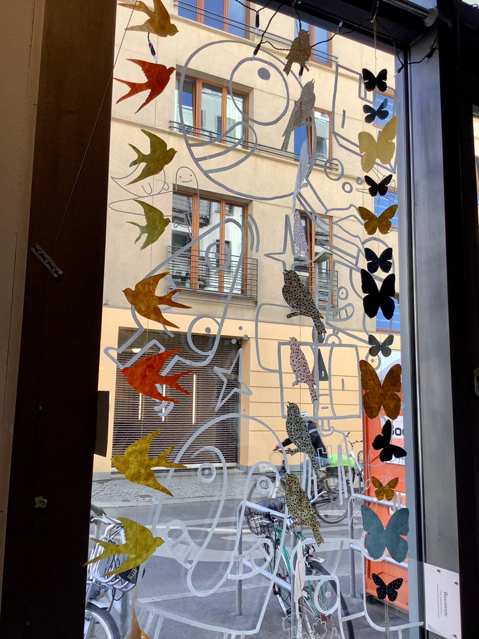 Girlande Papier-Mobile Schwalben Lamali° - Polly Paper - Umweltfreundliche Schreibwaren