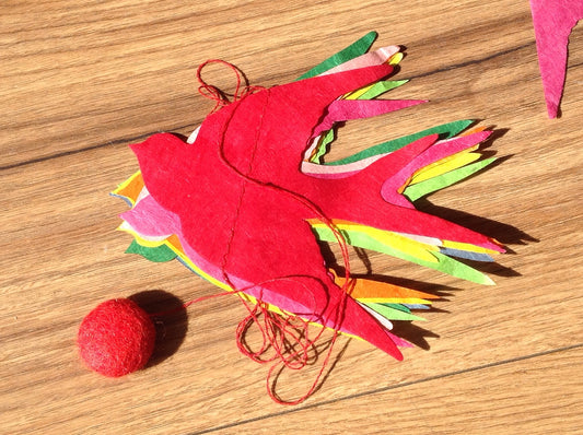 Girlande Papier-Mobile Schwalben Lamali° - Polly Paper - Umweltfreundliche Schreibwaren