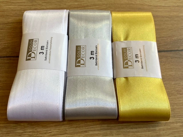 Seidiges Geschenkband, doppelsatin, 3 Meter