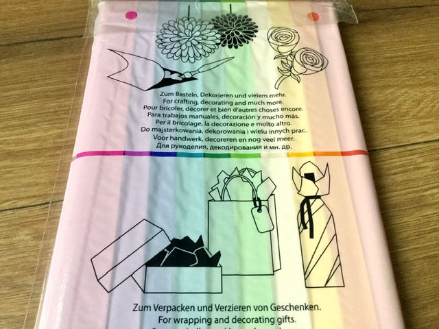 Seidenpapier bunt 10Bg 50x70 20g - Polly Paper - Umweltfreundliche Schreibwaren