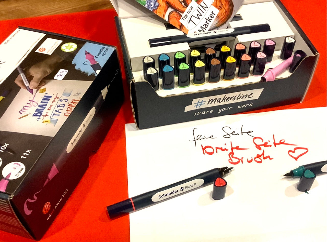 Twinmarker Paint-it 040 Brush pen Set 20 Farben