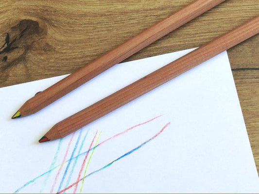Regenbogenstift 4Farb-Buntstift jumbo ökonorm - Polly Paper - Umweltfreundliche Schreibwaren