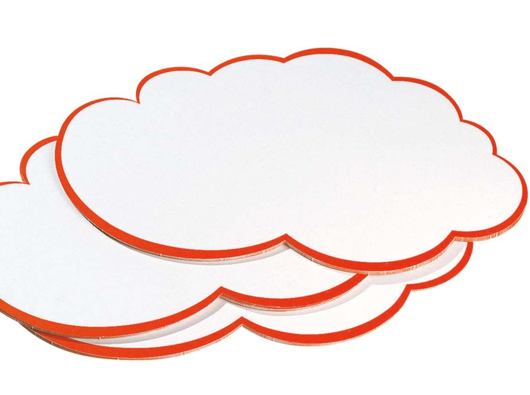 Wolken Moderationspapier 20Blatt - Polly Paper - Umweltfreundliche Schreibwaren